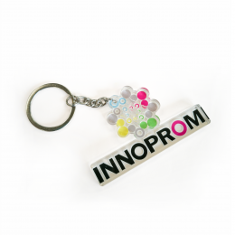 Брелок акриловый с односторонней цветной печатью
