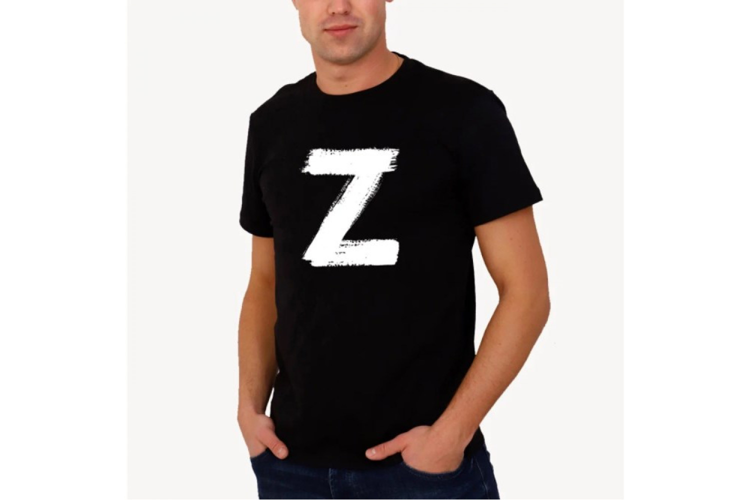 Футболка Z и V изготовление за наших футболка