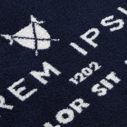 Полотенце на заказ Surpass с пестротканым логотипом, большое