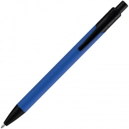 Ручка шариковая Undertone Black Soft Touch, ярко-синяя
