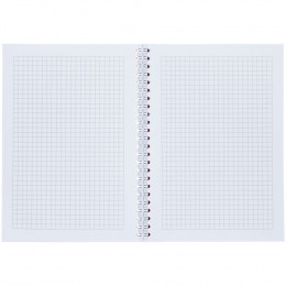 Блокнот Salvador в клетку, черный