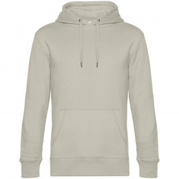 Толстовка с капюшоном унисекс King, дымчато-серая