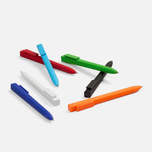 Ручка шариковая Swiper SQ Soft Touch, белая