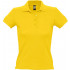 Рубашка поло женская People 210, желтая