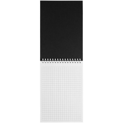 Блокнот Dali Mini в клетку, черный