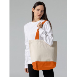 Холщовая сумка Shopaholic, оранжевая