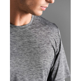 Футболка спортивная унисекс Storm, бежевая (льняная)