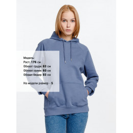 Толстовка унисекс Stellar, синяя