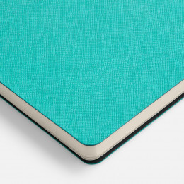 Ежедневник Lungo, недатированный, бирюзовый