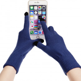 Перчатки сенсорные Urban Flow, темно-синий