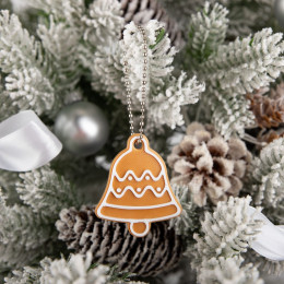 Мини-подвеска «Пряник», 3D-печать на заказ, колокольчик
