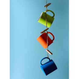 Кружка Colorido, оранжевый неон