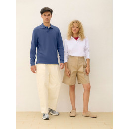 Рубашка поло унисекс с длинным рукавом Pacific LSL, красная