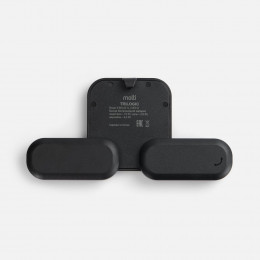Складная станция беспроводной зарядки Trilogic, черная