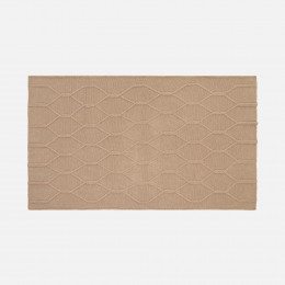 Плед Curve Verve, бежевый меланж