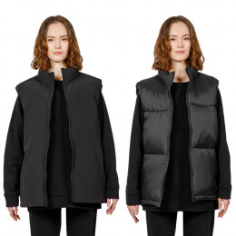 Жилет двусторонний V2, черный