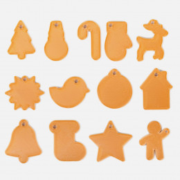 Мини-подвеска «Пряник», 3D-печать на заказ, снеговик