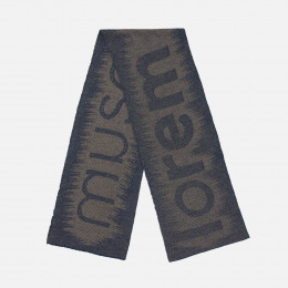 Шарф Denim XXL на заказ, полушерсть