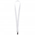 Лента для бейджа Neckband, белая
