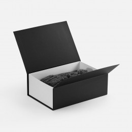 Коробка Bicolor Case, белая с черным