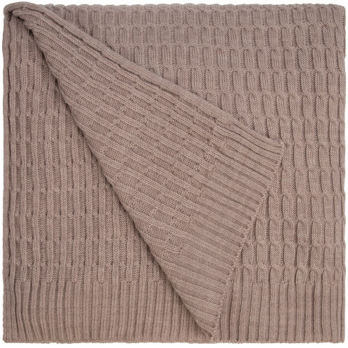 Плед Slumberland, бежевый меланж