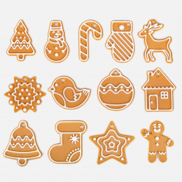 Мини-подвеска «Пряник», 3D-печать на заказ, снежинка