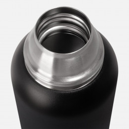 Термос Relaxika 1200 со стикерпаком, черный