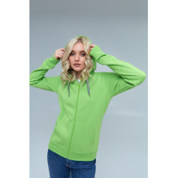 Толстовка женская STAN с капюшоном на молнии футер с начёсом 280, 17W