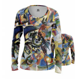 Лонгслив женский с полной запечаткой