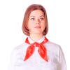 Косынка атласная с полной запечаткой 60х60х90