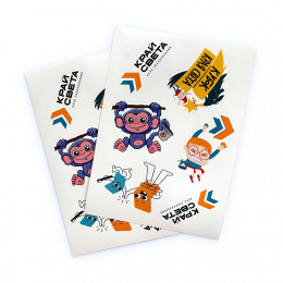 Стикерпак (белая глянцевая пленка) 201-250 см2