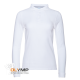 Рубашка поло женская STAN длинный рукав хлопок/полиэстер 185, 04SW белый 